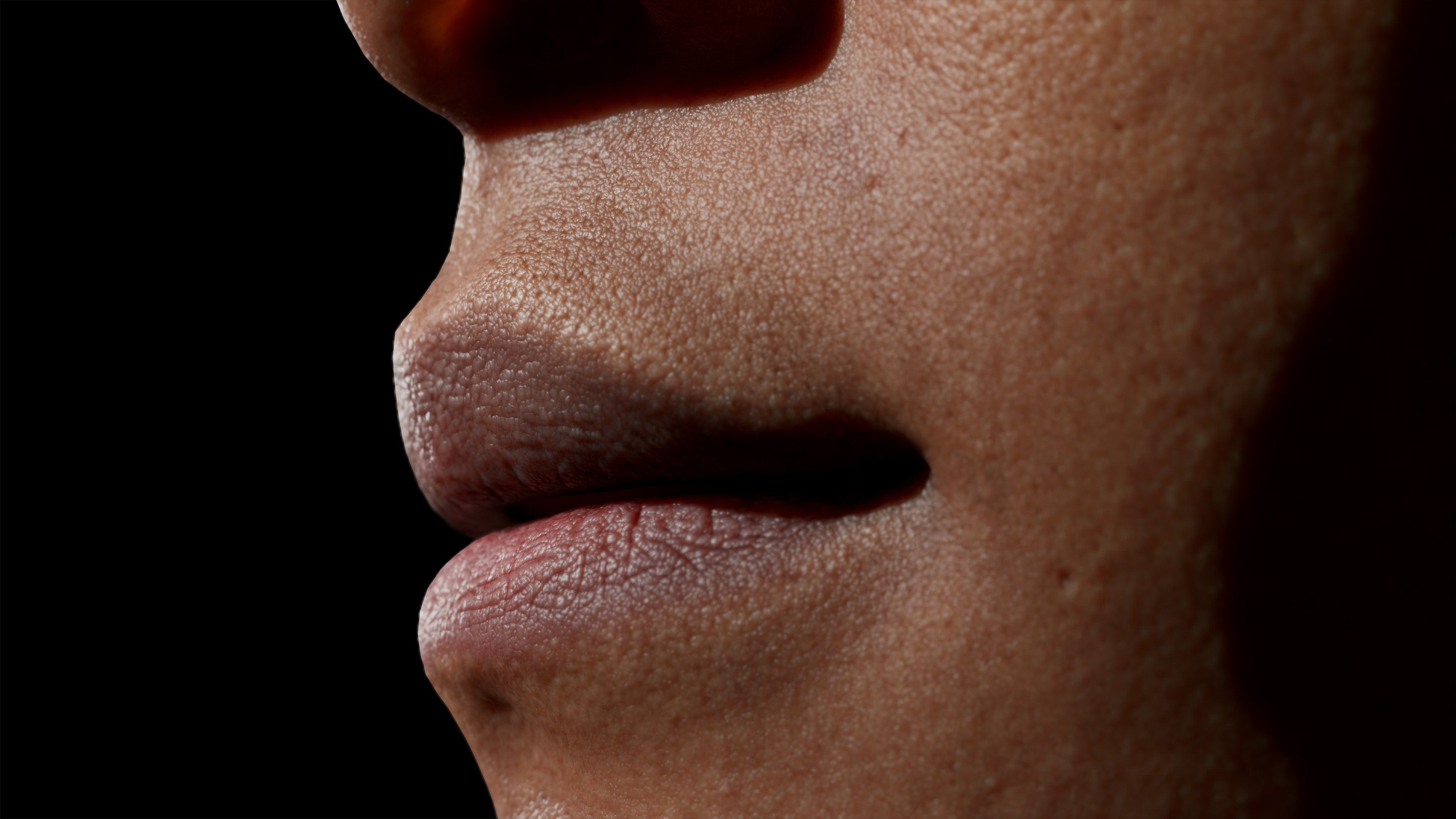 Download 3D Lips 3D model scan texture